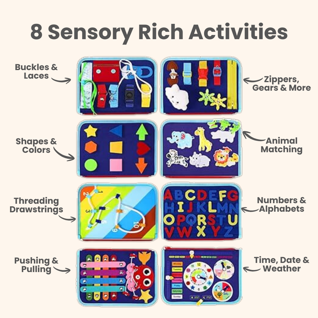 Toddla™ Montessori Busy Board