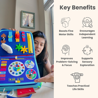 Toddla™ Montessori Busy Board – toddla