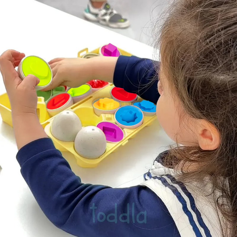 Toddla™ Montessori Geometric Eggs image 6