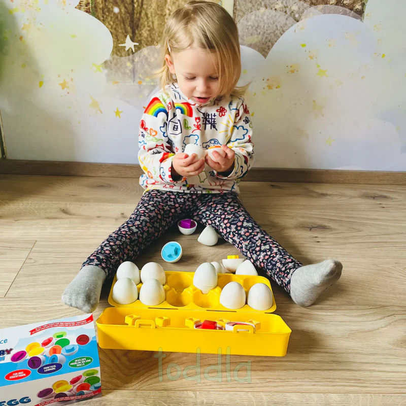 Toddla™ Montessori Geometric Eggs image 5