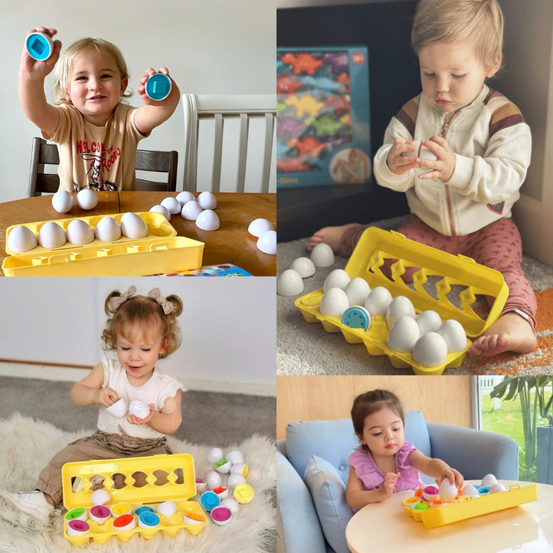 Toddla™ Montessori Geometric Eggs image 7