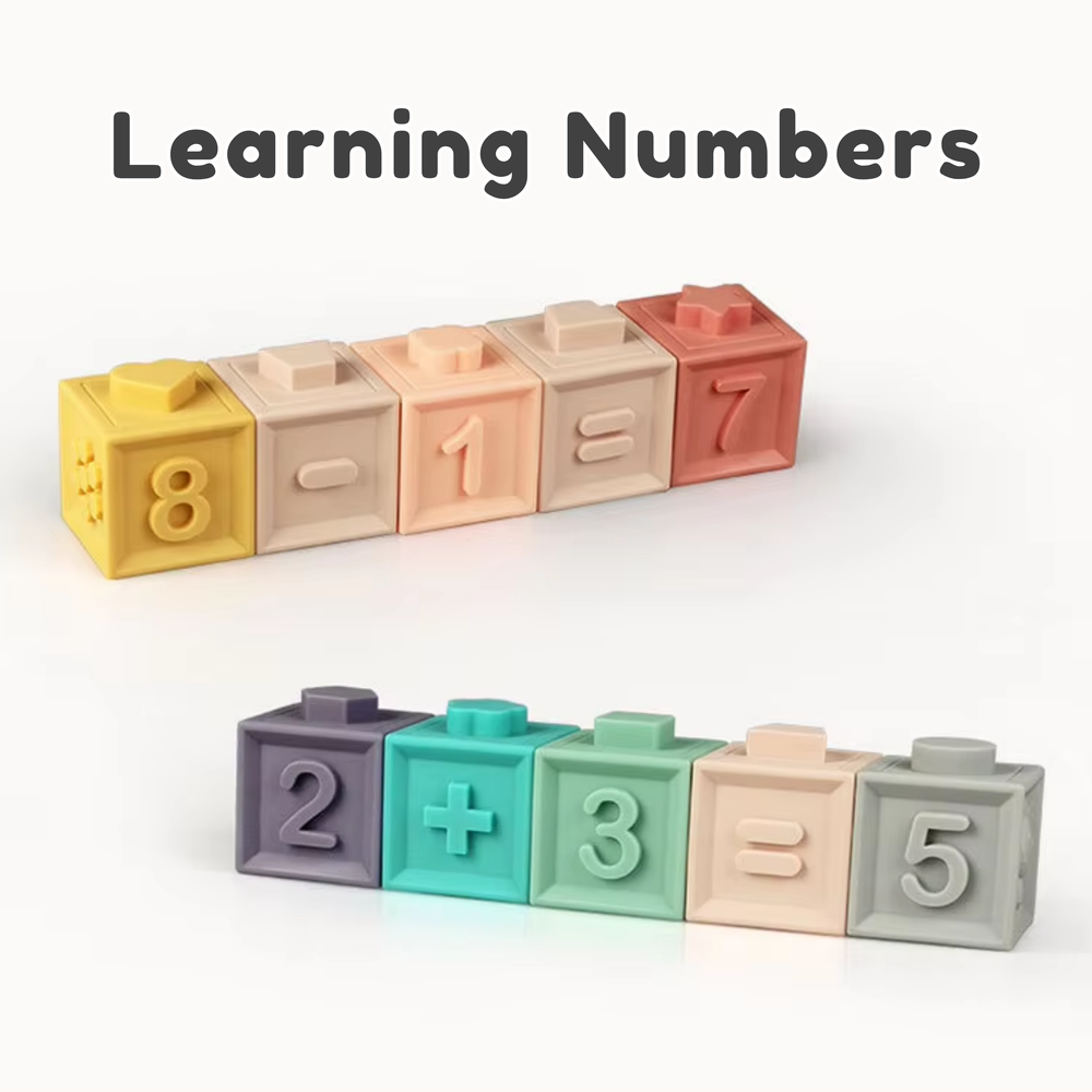 Number sides of the soft blocks