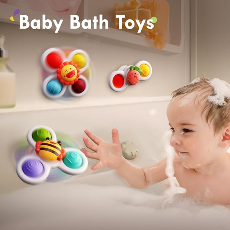 Toddla™ Suction Fidget Spinner (3 Pack) image 5