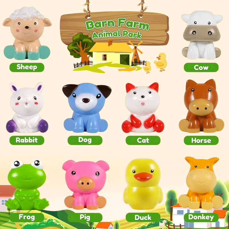 Toddla™ Montessori Farm Animal Set (20pcs) image 4