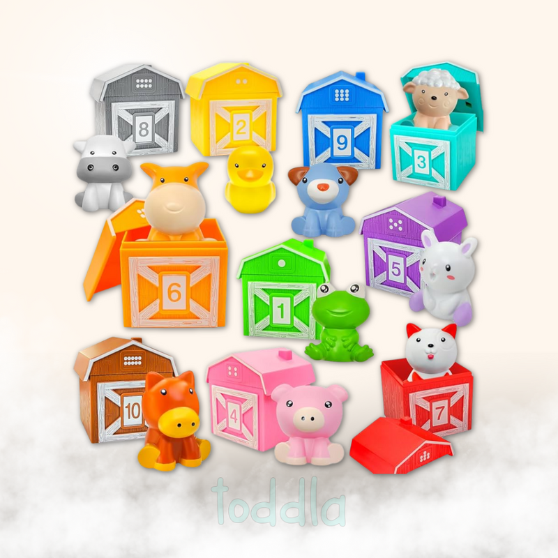 Toddla™ Montessori Farm Animal Set (20pcs) image 1